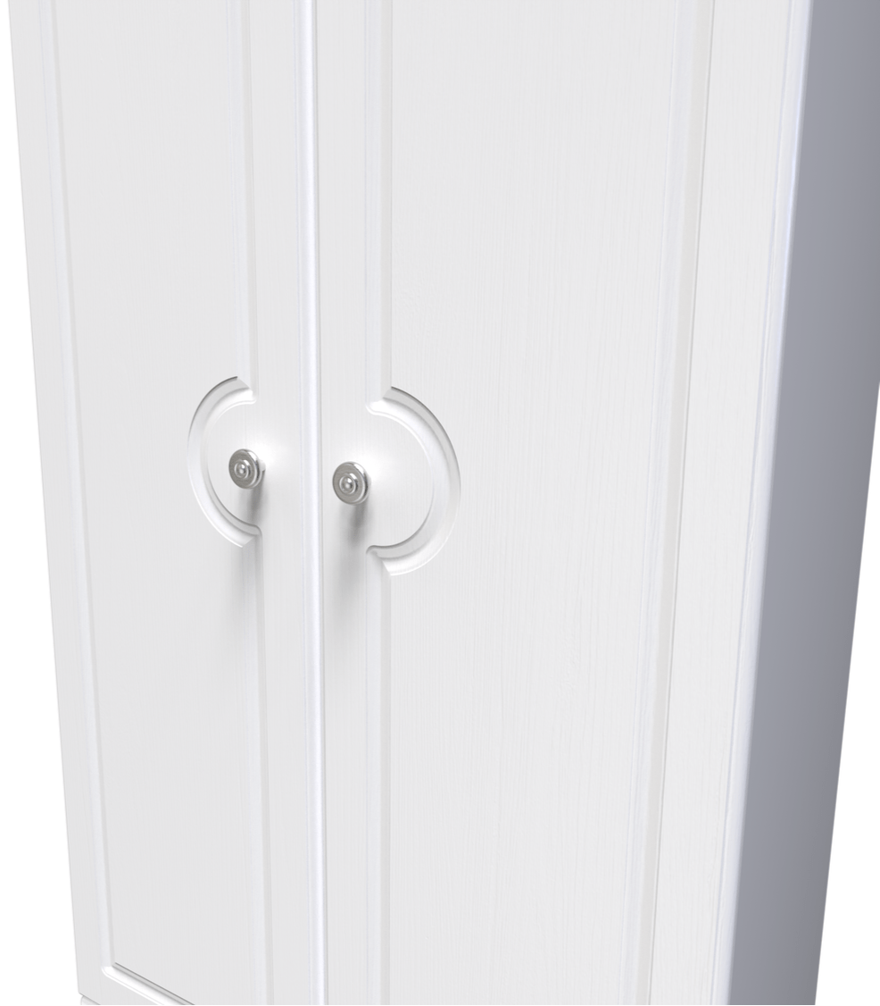 Pembroke 3 Drawer Bedside, 4 Drawer Chest & Wardrobe - Welcome Furniture