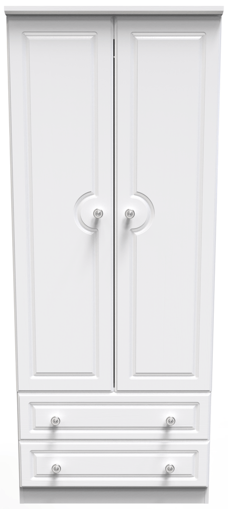 Pembroke 3 Drawer Bedside, 4 Drawer Chest & Wardrobe - Welcome Furniture