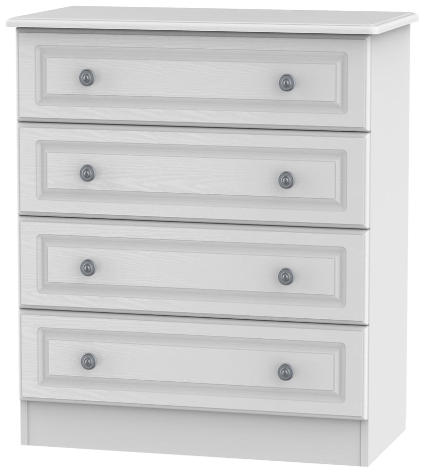 Pembroke 3 Drawer Bedside, 4 Drawer Chest & Wardrobe - Welcome Furniture