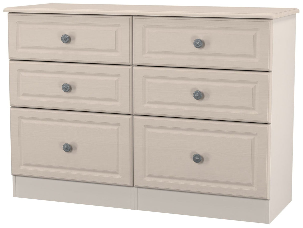 Pembroke 3 Drawer Bedside, 6 Drawer Chest & Wardrobe - Welcome Furniture