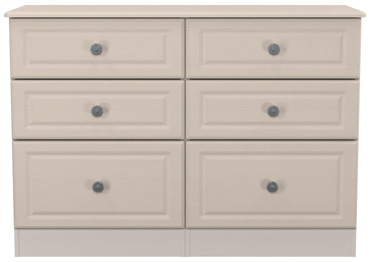 Pembroke 3 Drawer Bedside, 6 Drawer Chest & Wardrobe - Welcome Furniture