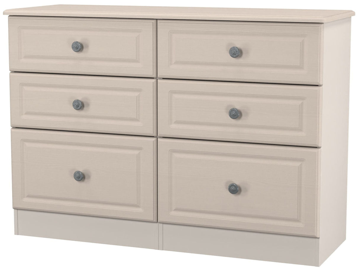Pembroke 3 Drawer Bedside, 6 Drawer Chest & Wardrobe - Welcome Furniture