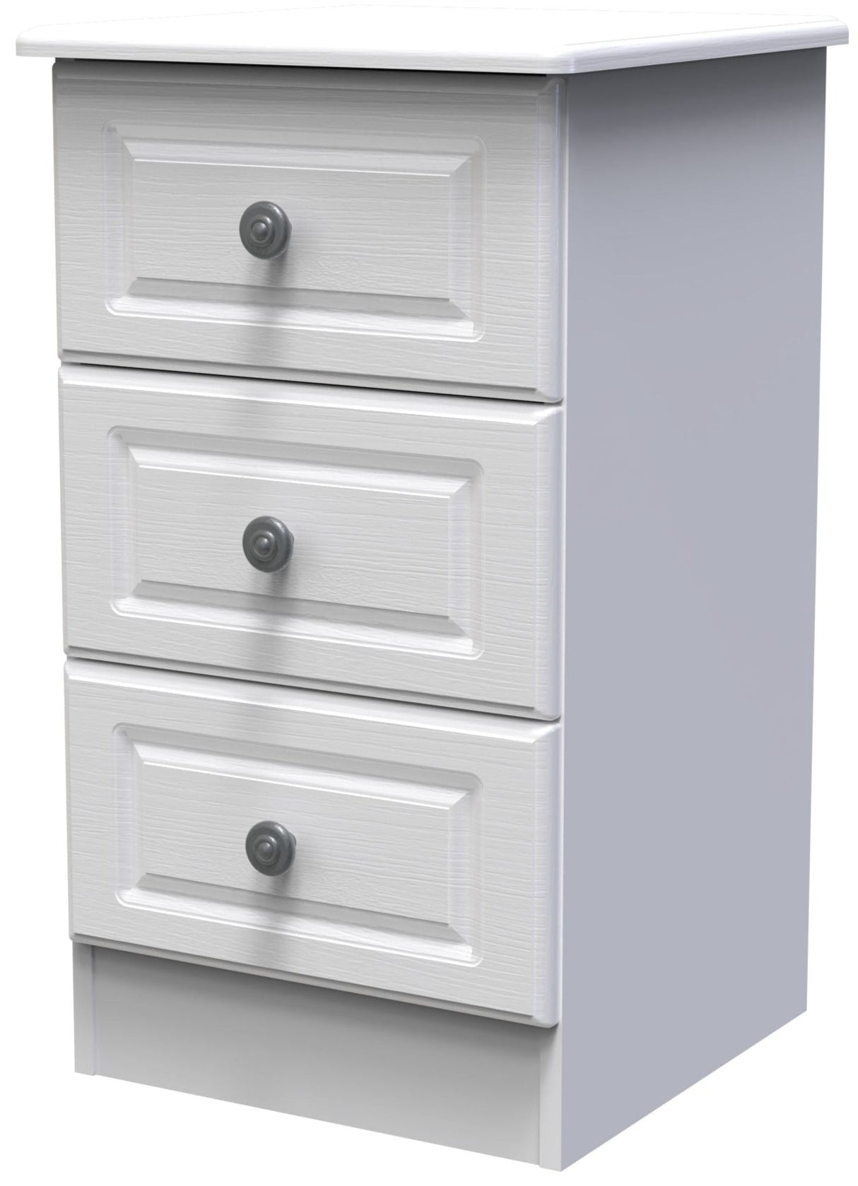 Pembroke 3 Drawer Bedside, 6 Drawer Chest & Wardrobe - Welcome Furniture