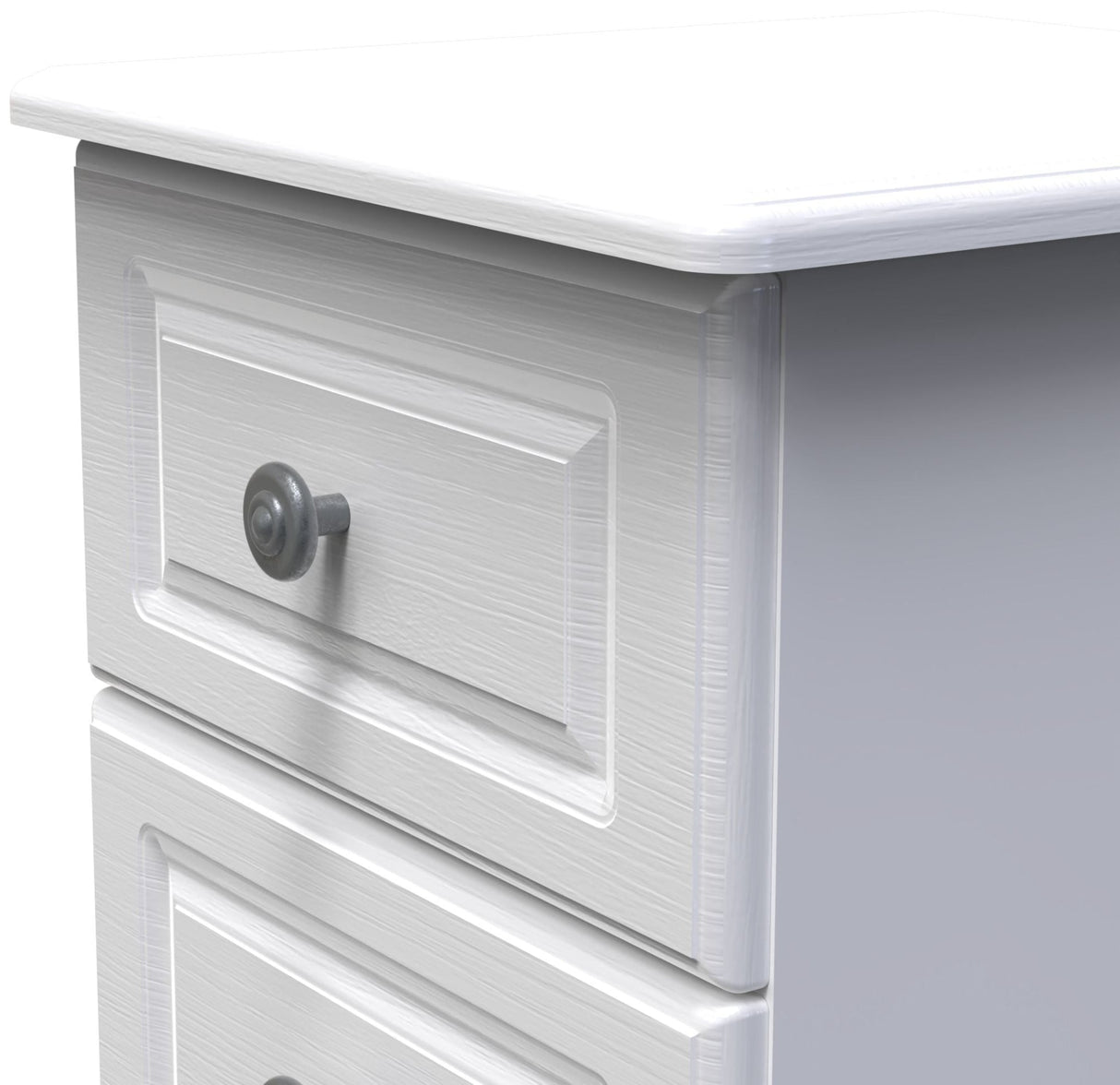 Pembroke 3 Drawer Bedside, 6 Drawer Chest & Wardrobe - Welcome Furniture