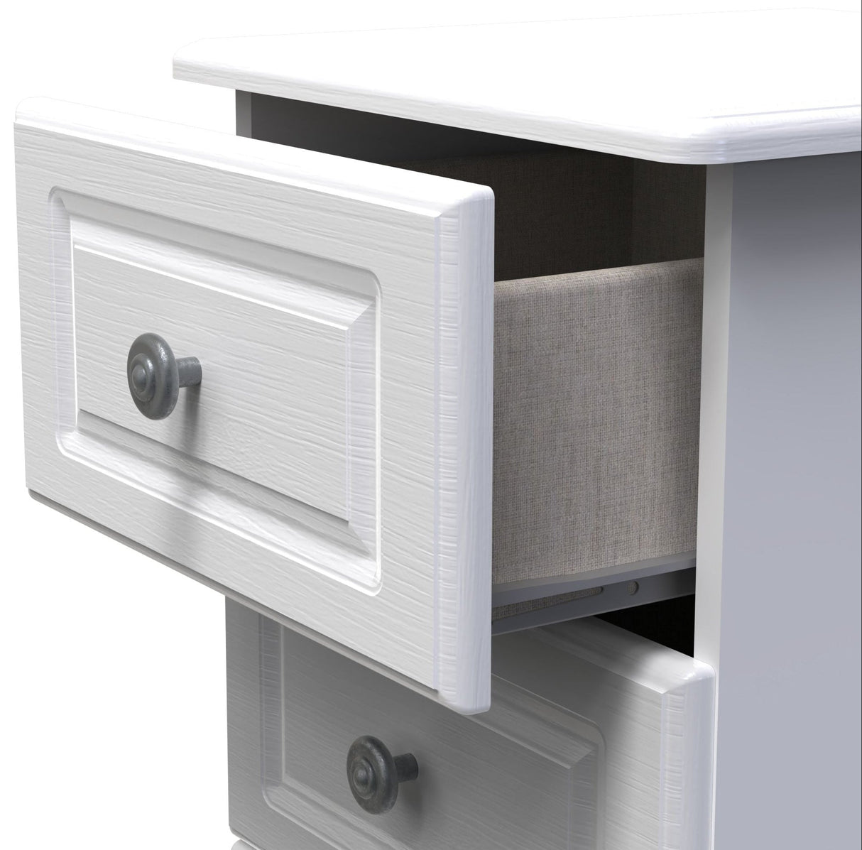 Pembroke 3 Drawer Bedside, 6 Drawer Chest & Wardrobe - Welcome Furniture