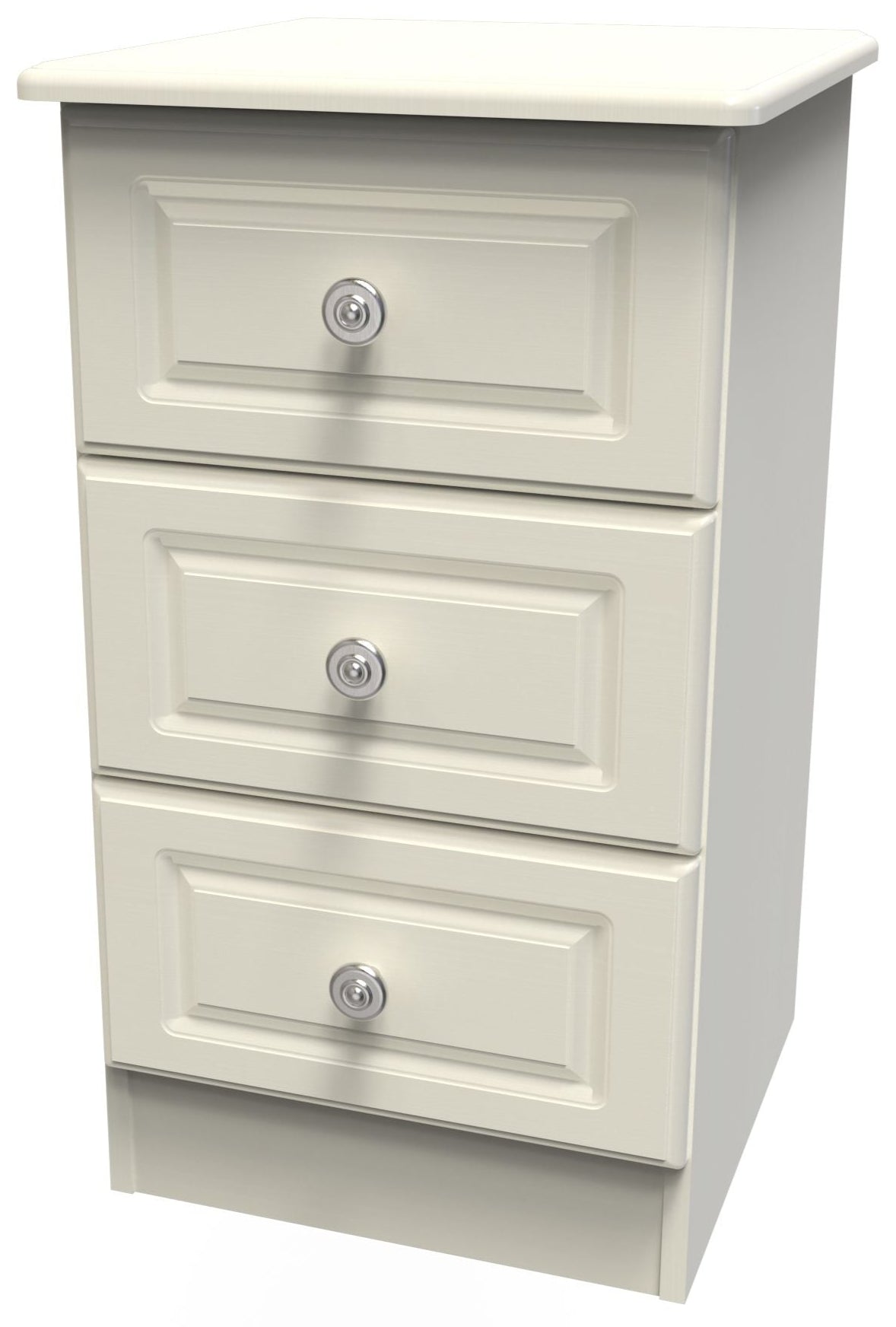 Pembroke 3 Drawer Bedside, 6 Drawer Chest & Wardrobe - Welcome Furniture