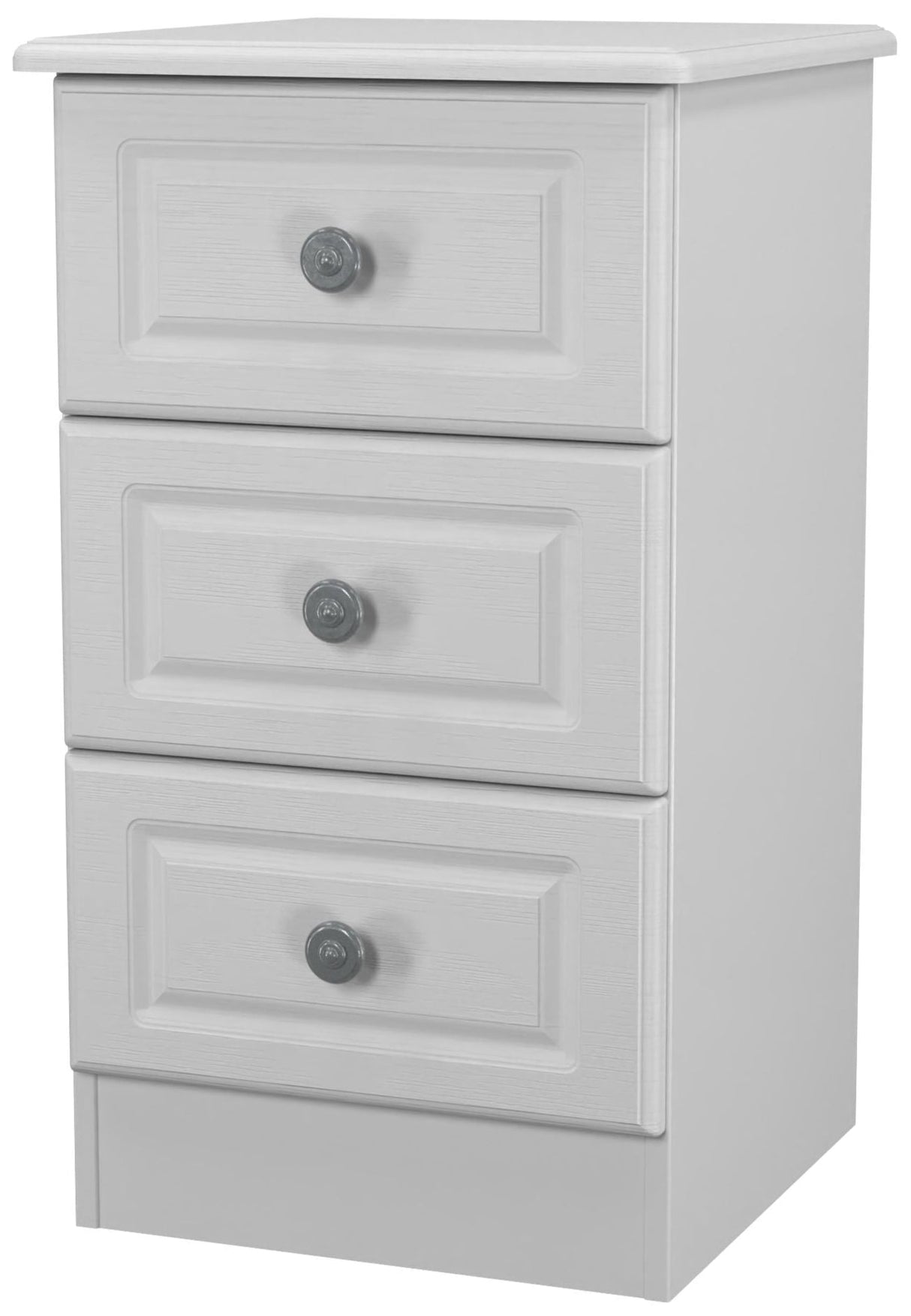 Pembroke 3 Drawer Bedside, 6 Drawer Chest & Wardrobe - Welcome Furniture