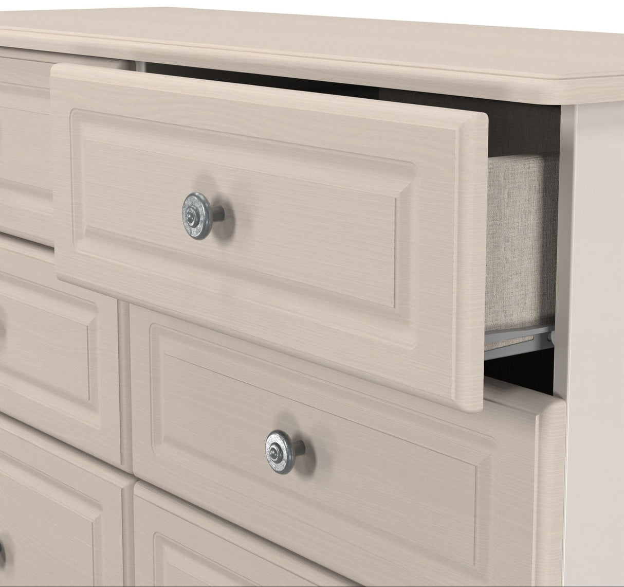 Pembroke 3 Drawer Bedside, 6 Drawer Chest & Wardrobe - Welcome Furniture