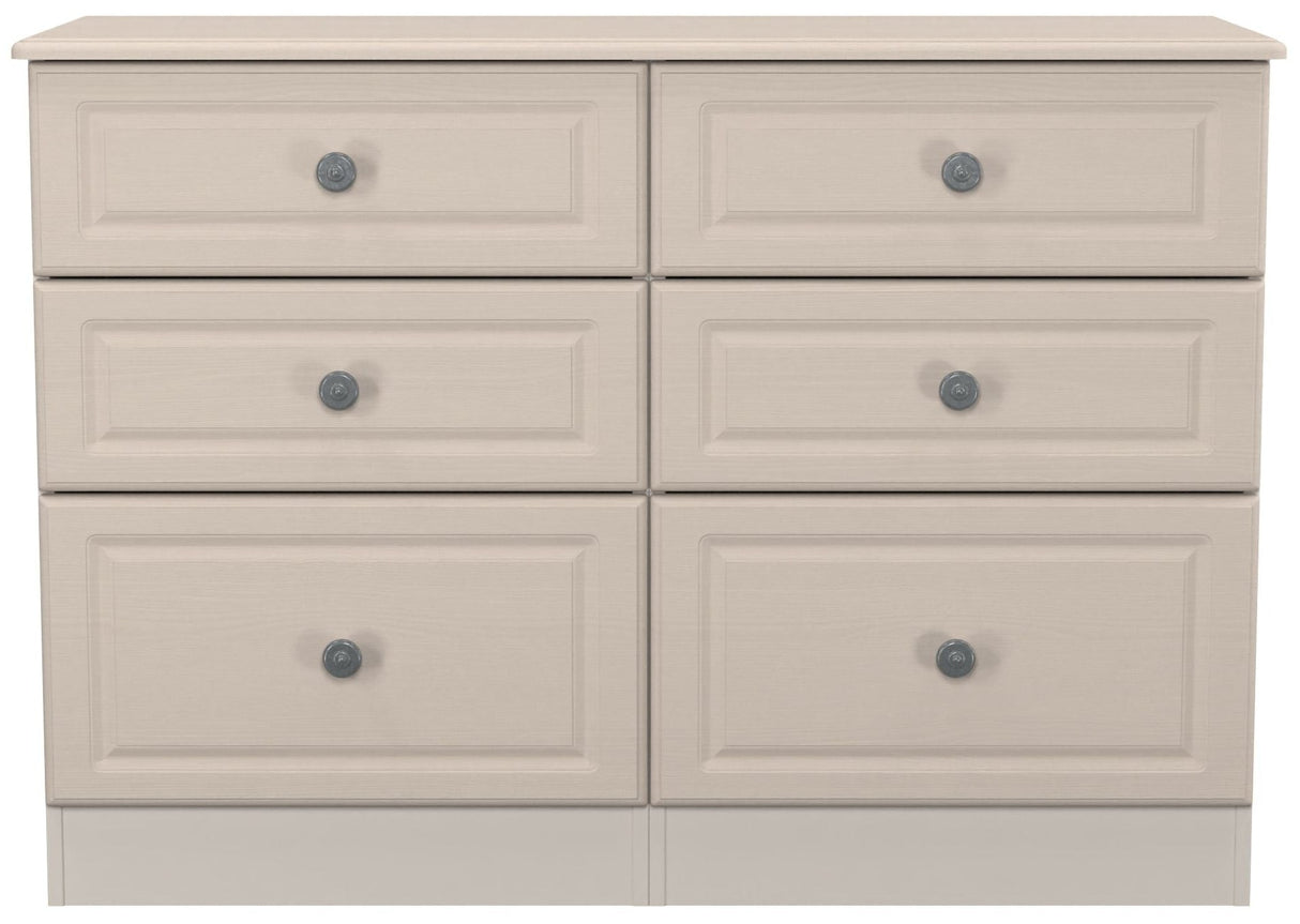 Pembroke 3 Drawer Bedside, 6 Drawer Chest & Wardrobe - Welcome Furniture