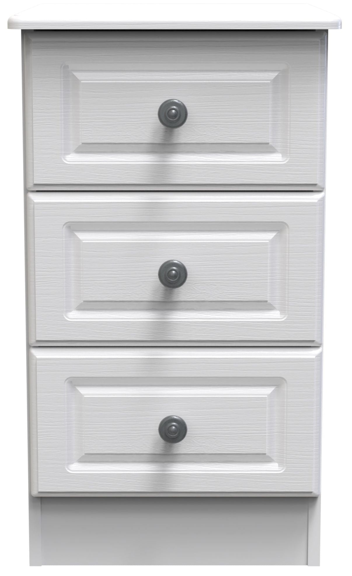 Pembroke 3 Drawer Bedside, 6 Drawer Chest & Wardrobe - Welcome Furniture