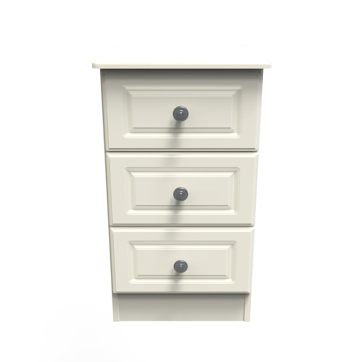 Pembroke 3 Drawer Bedside Cabinet - Welcome Furniture