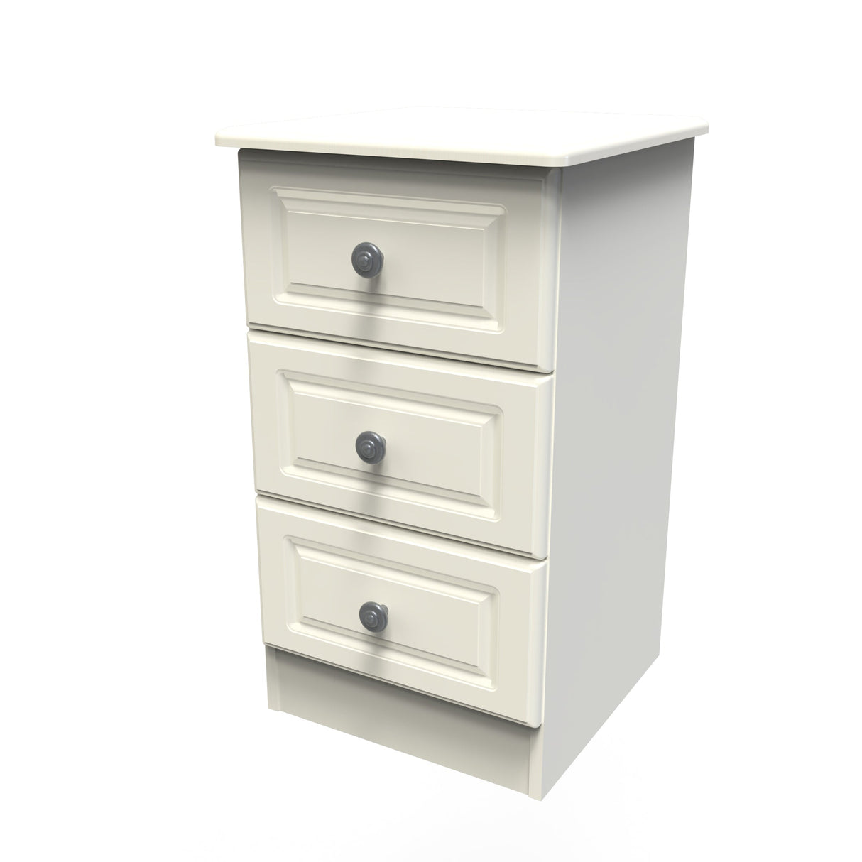 Pembroke 3 Drawer Bedside Cabinet - Welcome Furniture