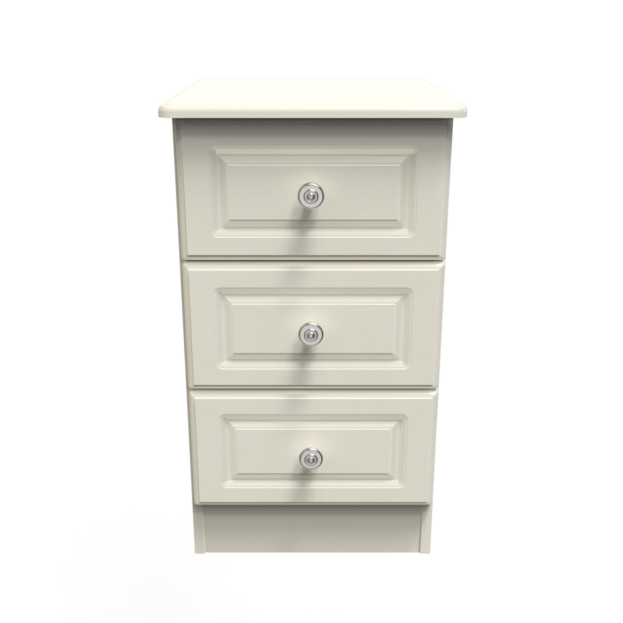 Pembroke 3 Drawer Bedside Cabinet - Welcome Furniture