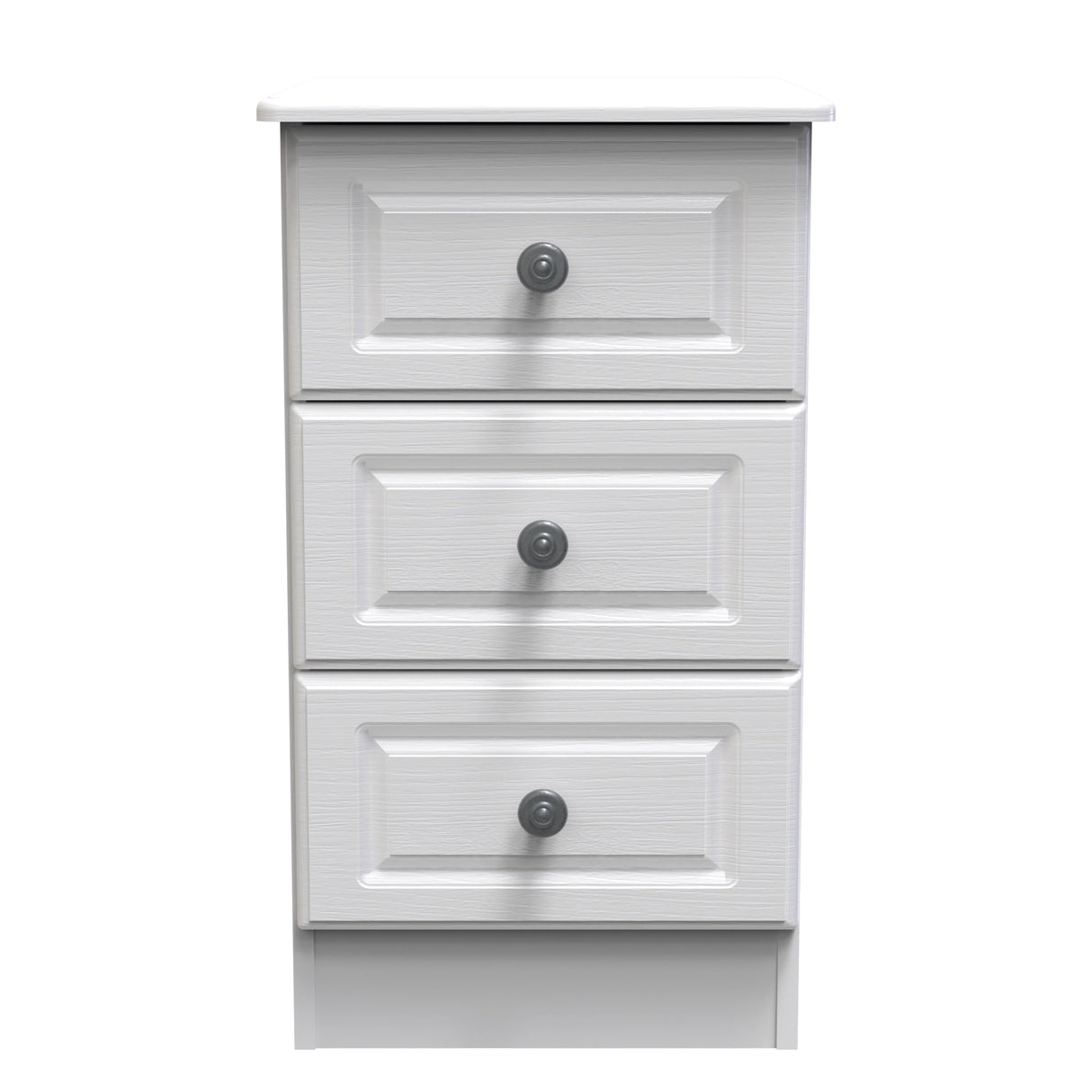 Pembroke 3 Drawer Bedside Cabinet - Welcome Furniture