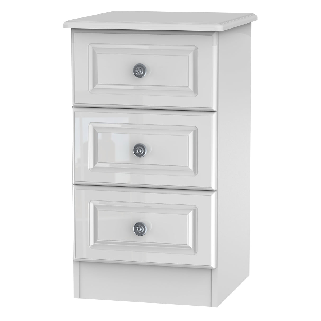 Pembroke 3 Drawer Bedside Cabinet - Welcome Furniture