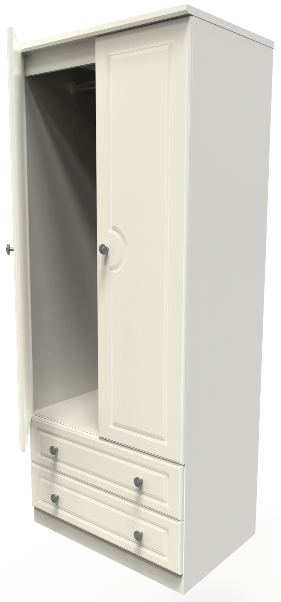 Pembroke 3 Drawer Bedsides, 4 Drawer Chest & Wardrobe - Welcome Furniture