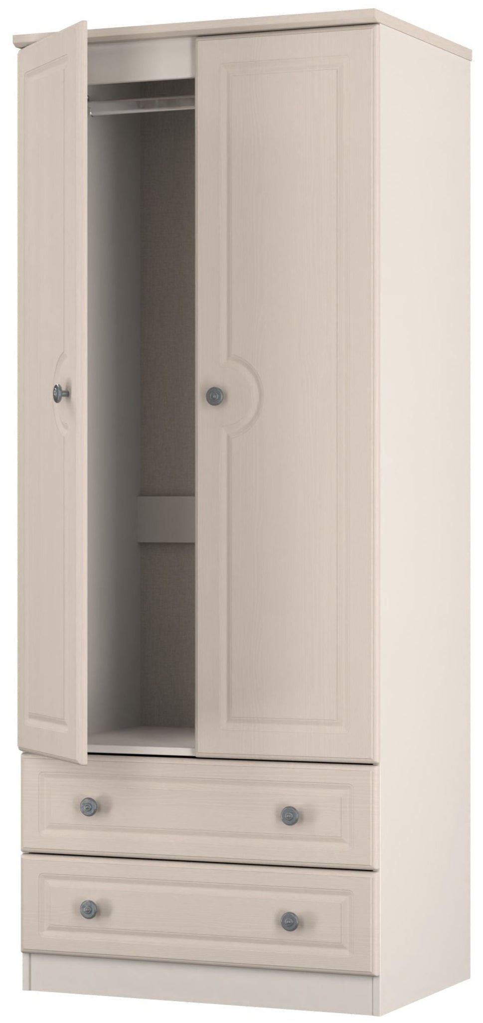 Pembroke 3 Drawer Bedsides, 4 Drawer Chest & Wardrobe - Welcome Furniture