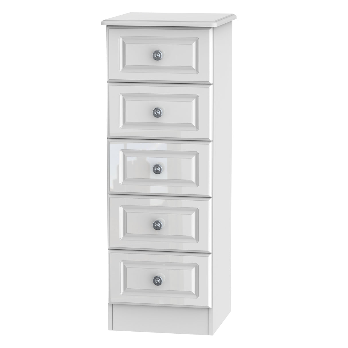Pembroke 5 Drawer Bedside Cabinet - Welcome Furniture