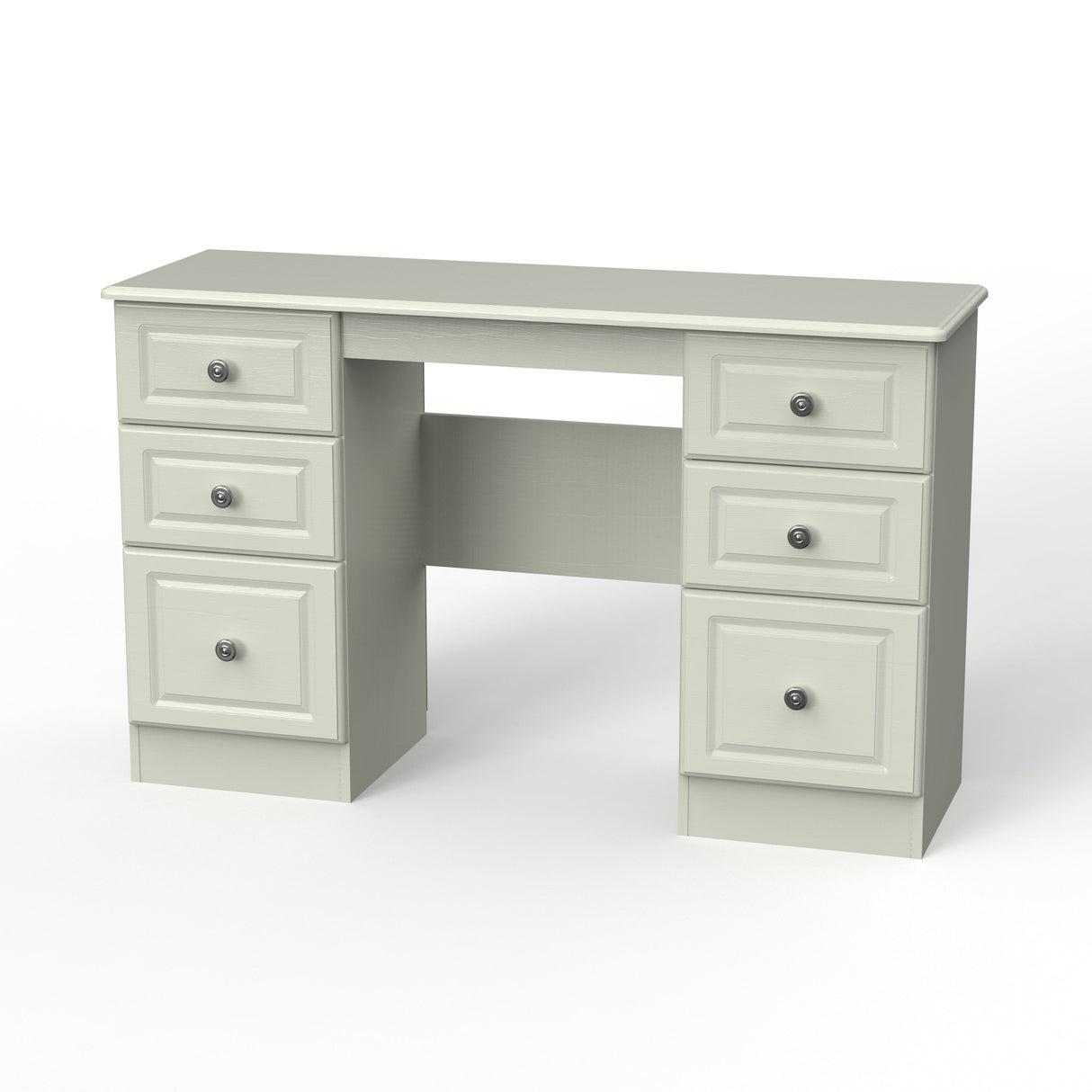 Pembroke Double Pedestal 6 Drawer Dressing Table - Welcome Furniture
