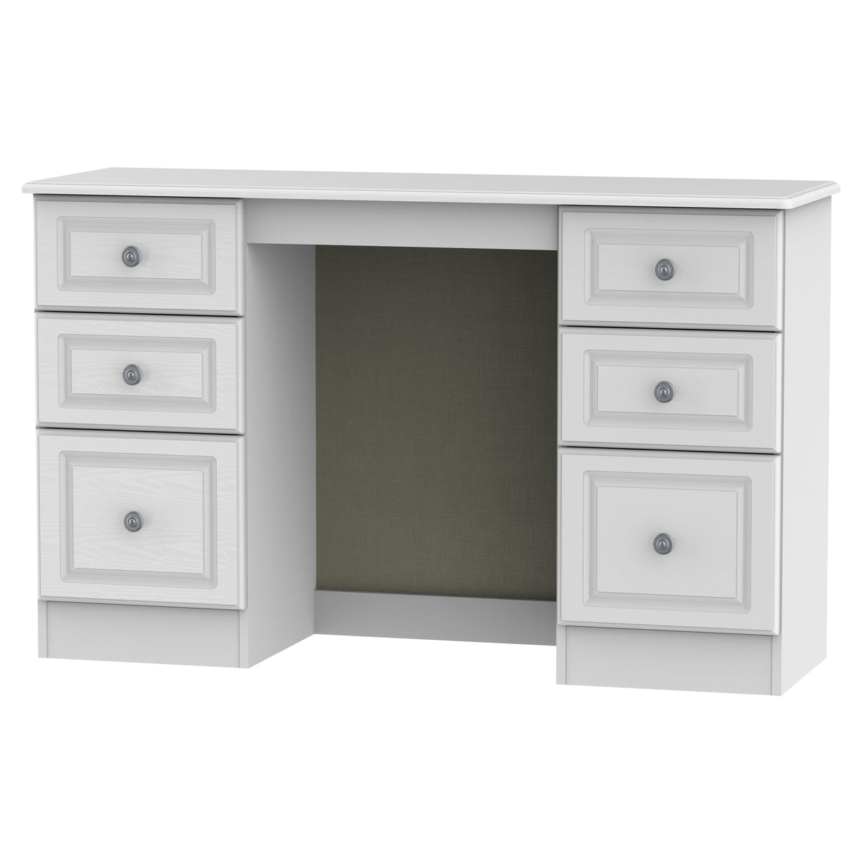Pembroke Double Pedestal 6 Drawer Dressing Table - Welcome Furniture
