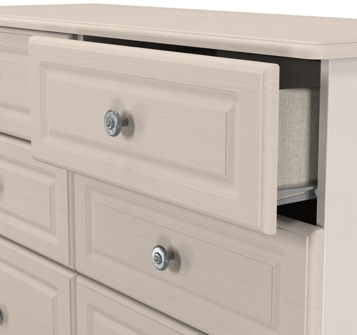 Pembroke Wardrobe, 3 Drawer Bedisde & 6 Drawer Chest - Welcome Furniture