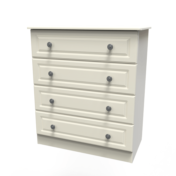 Pembroke Wardrobe, 3 Drawer Bedside & 4 Drawer Chest - Welcome Furniture