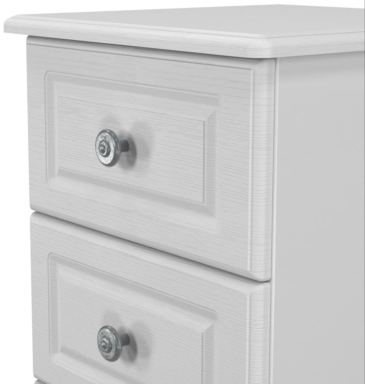 Pembroke Wardrobe, 3 Drawer Bedside & 4 Drawer Chest - Welcome Furniture