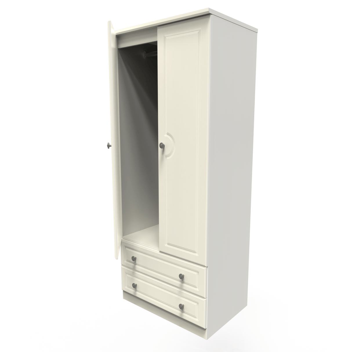 Pembroke Wardrobe, 3 Drawer Bedsides & 6 Drawer Chest - Welcome Furniture