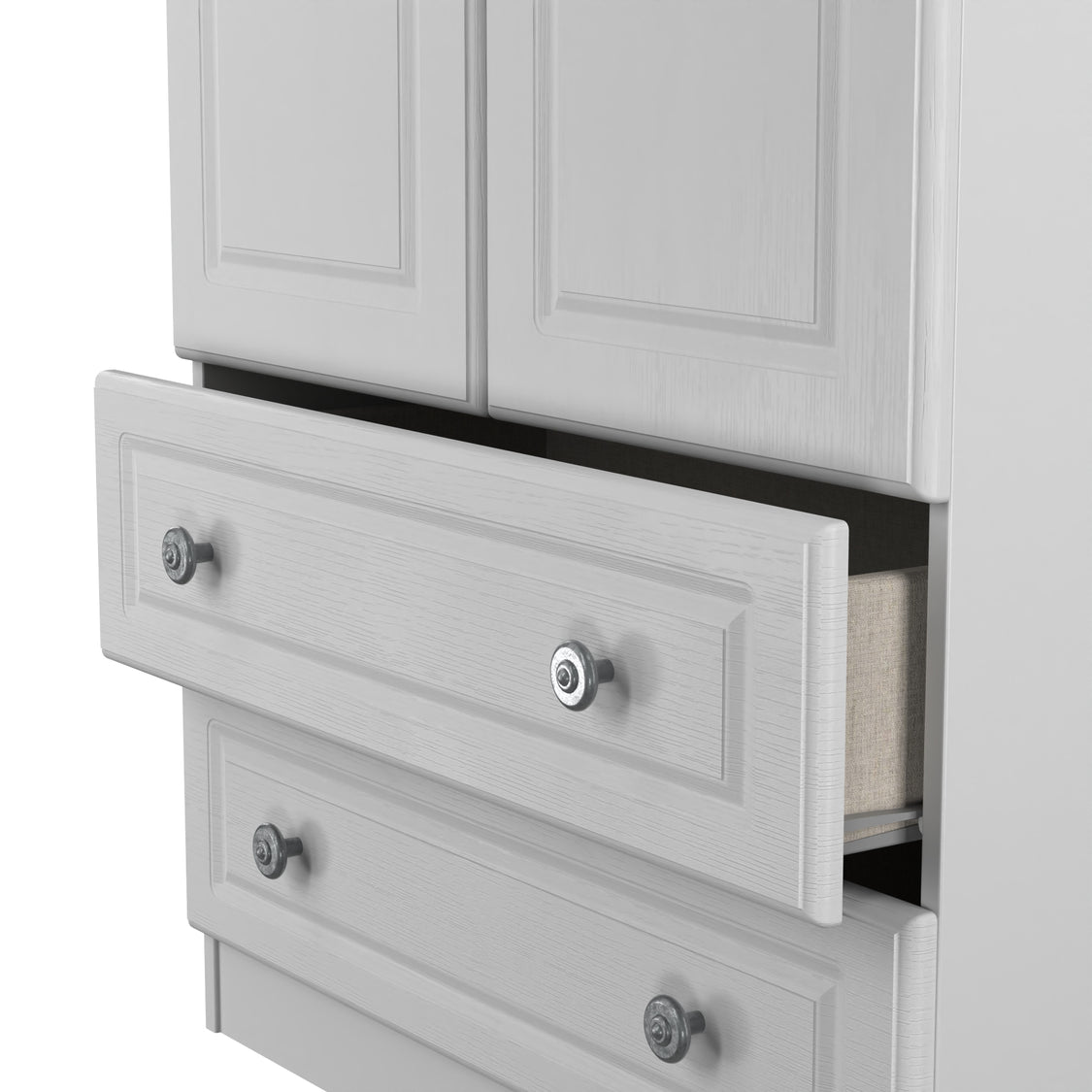 Pembroke Wardrobe, 3 Drawer Bedsides & 6 Drawer Chest - Welcome Furniture
