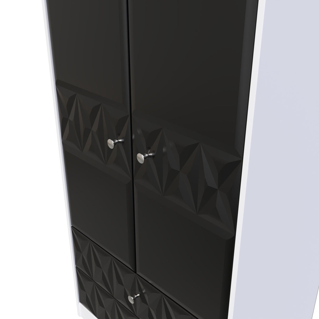 Pixel 2 Door 2 Drawer Wardrobe - Welcome Furniture