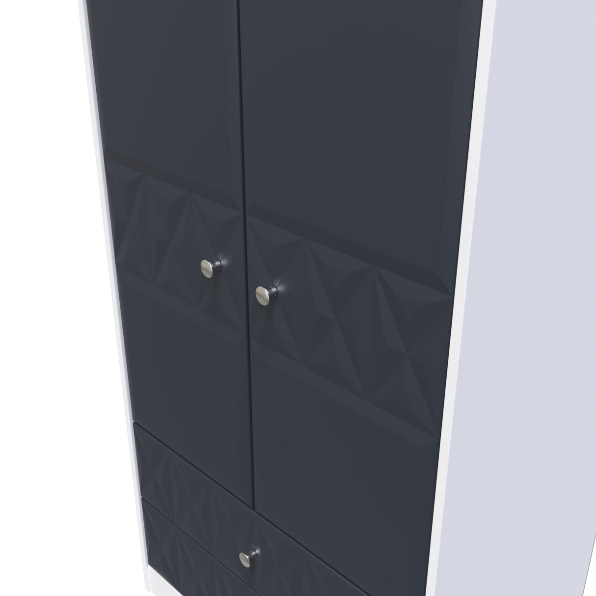 Pixel 2 Door 2 Drawer Wardrobe - Welcome Furniture