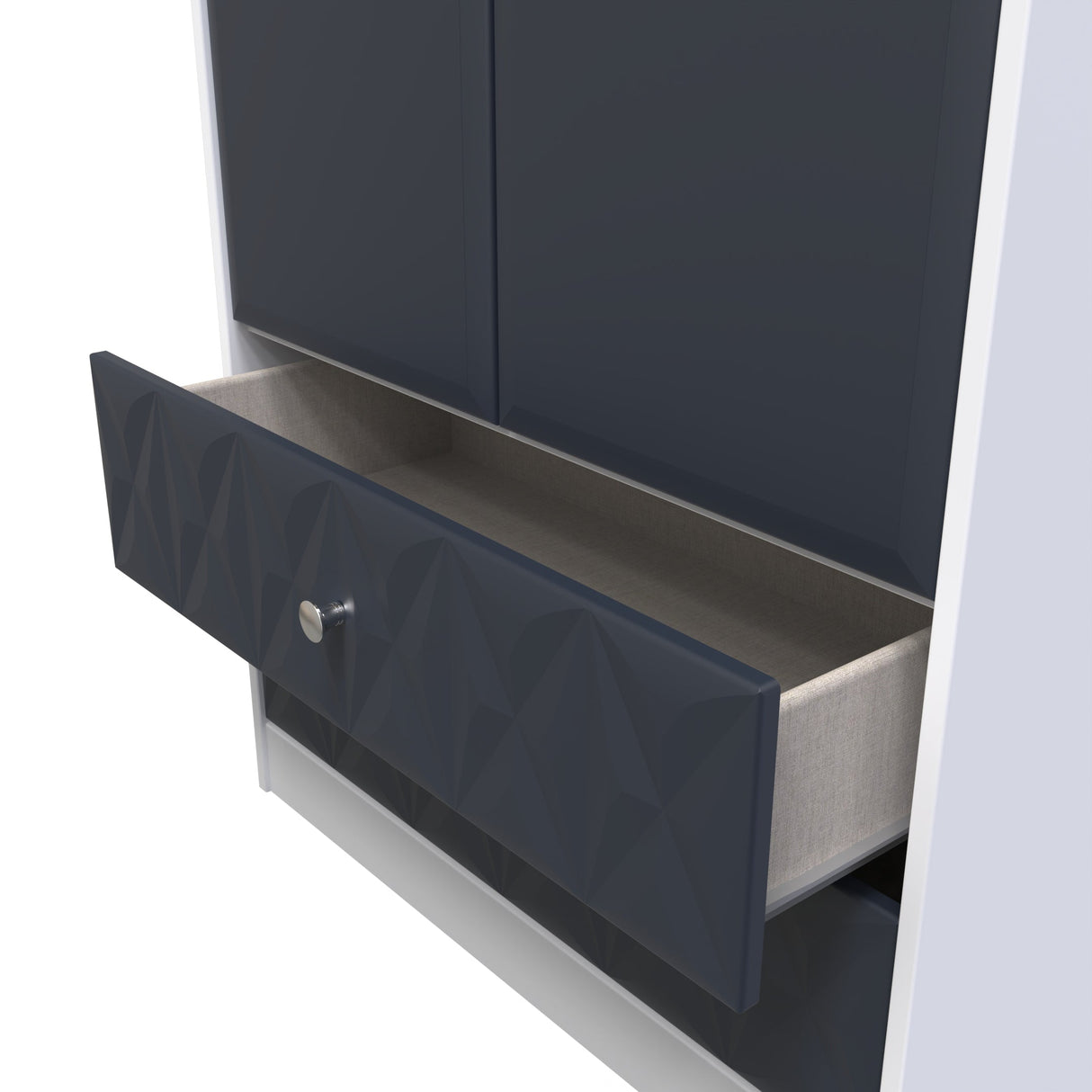 Pixel 2 Door 2 Drawer Wardrobe - Welcome Furniture
