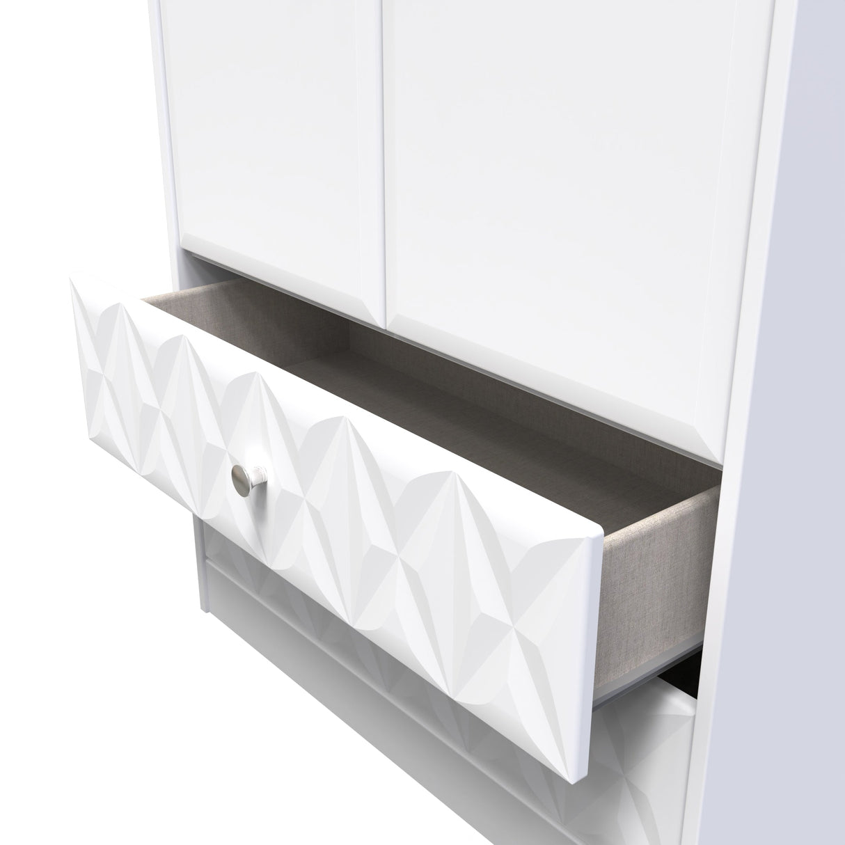 Pixel 2 Door 2 Drawer Wardrobe - Welcome Furniture