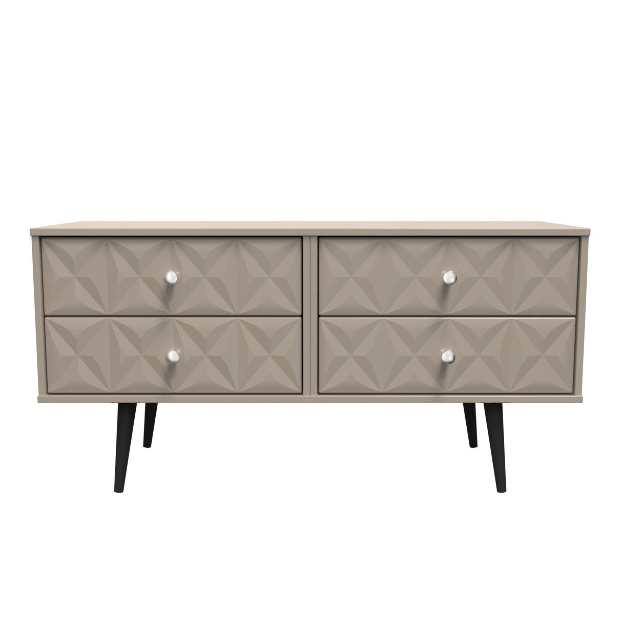 Pixel 4 Drawer Bed Box with Dark Scandinavian Legs - Welcome Furniture