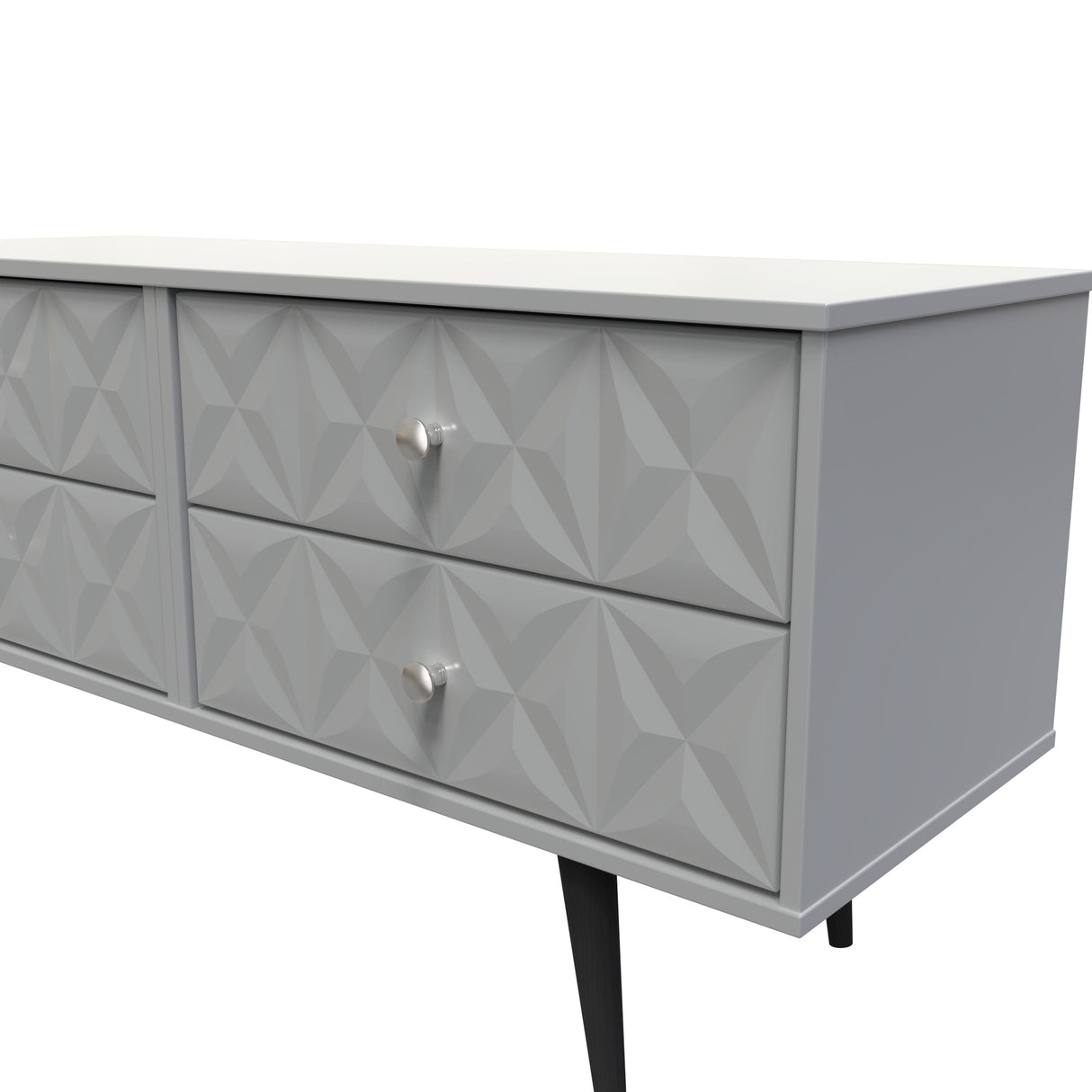 Pixel 4 Drawer Bed Box with Dark Scandinavian Legs - Welcome Furniture