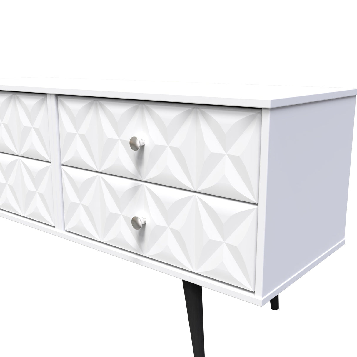 Pixel 4 Drawer Bed Box with Dark Scandinavian Legs - Welcome Furniture