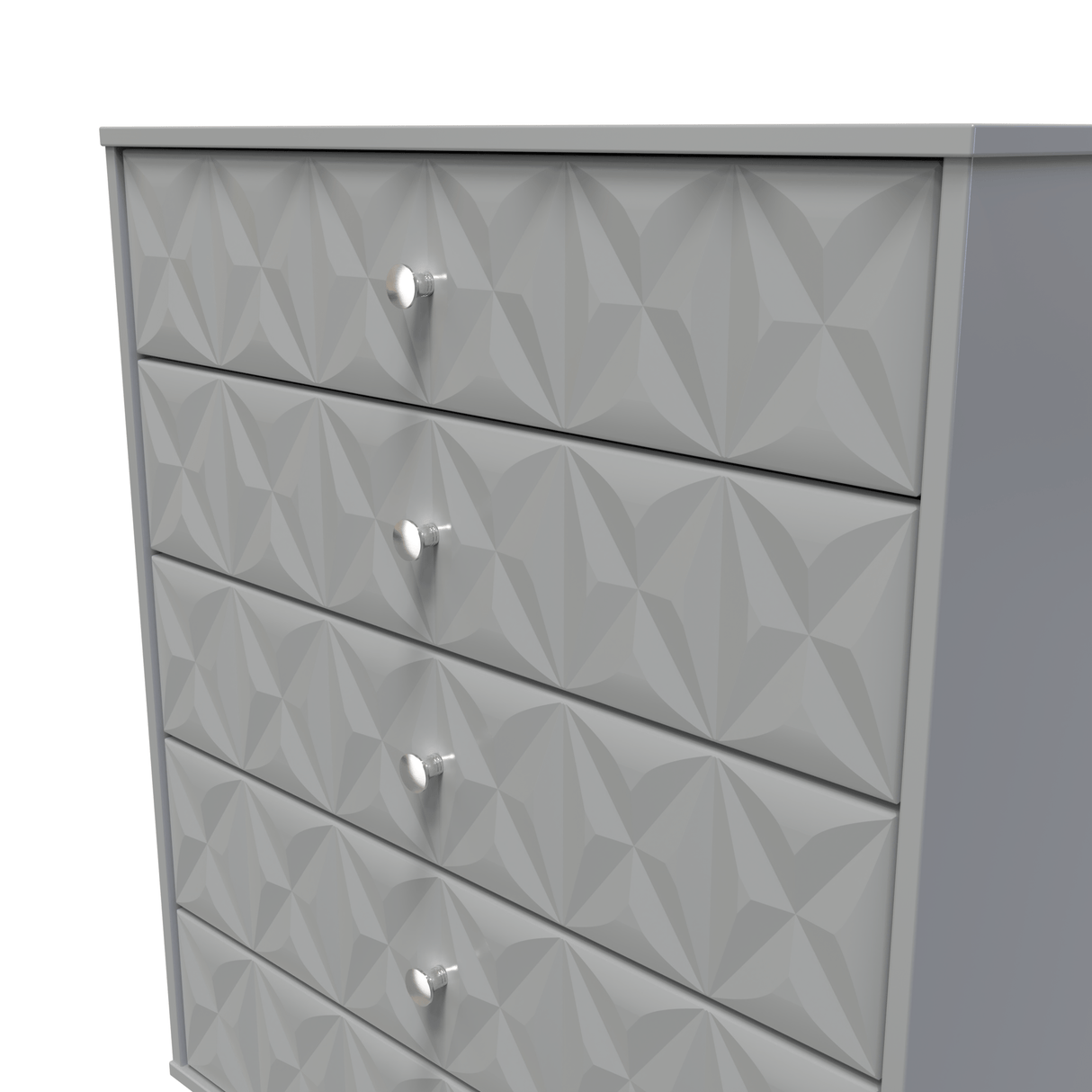 Pixel 5 Drawer Chest with Dark Scandinavian Legs - Welcome Furniture
