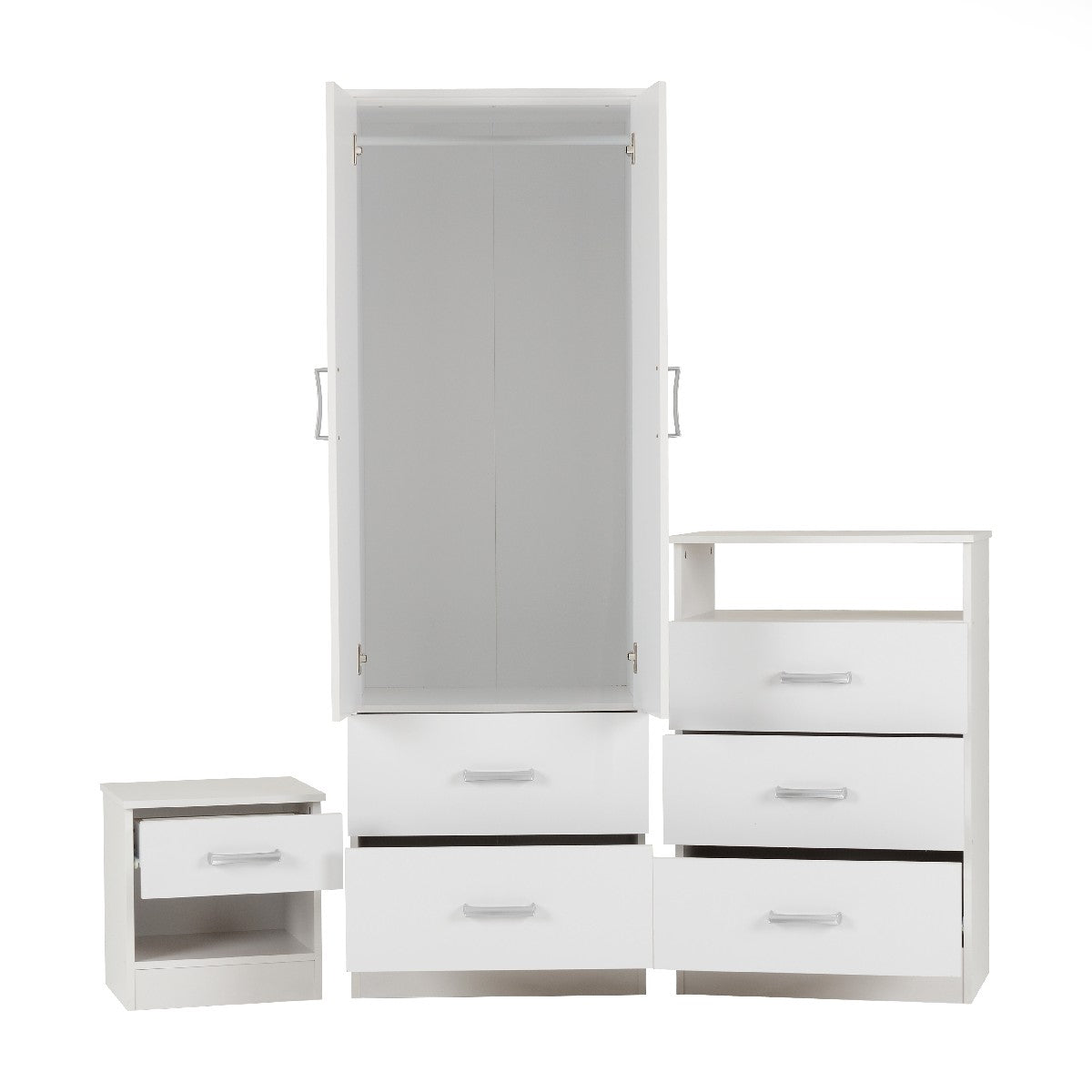 Polar 3 Piece Bedroom Set - Seconique