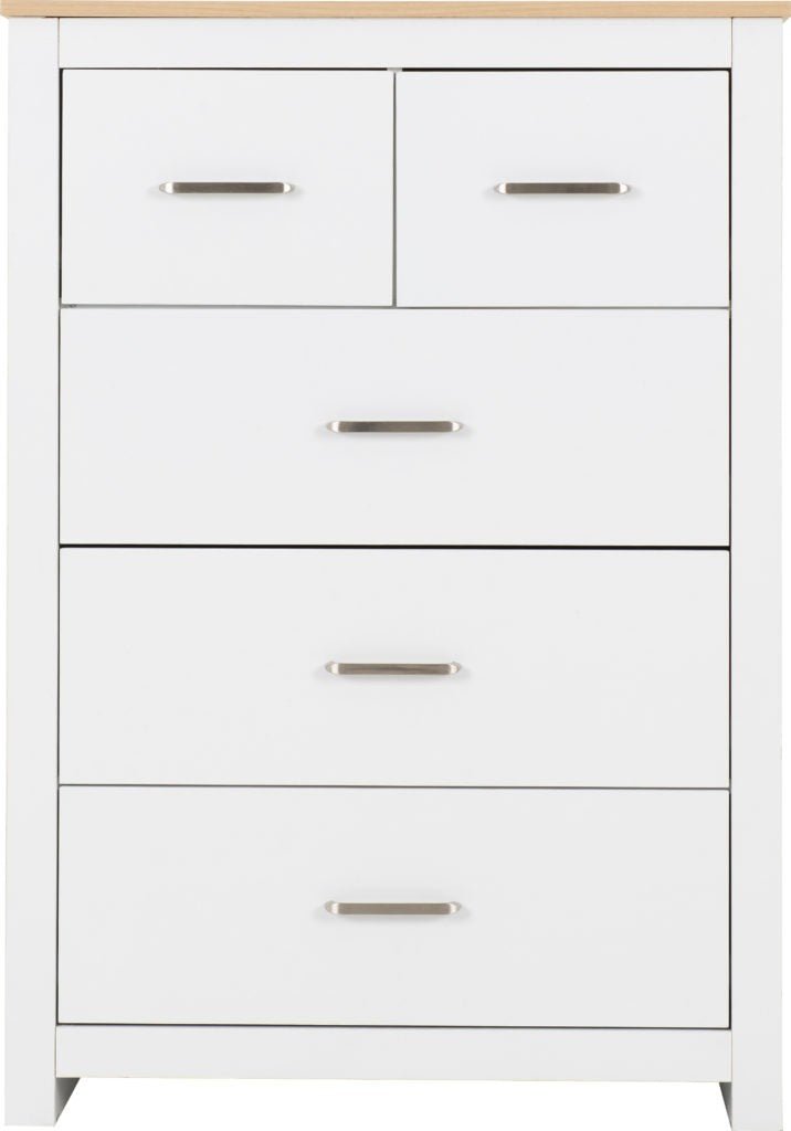 Portland 3+2 Drawer Chest - Seconique