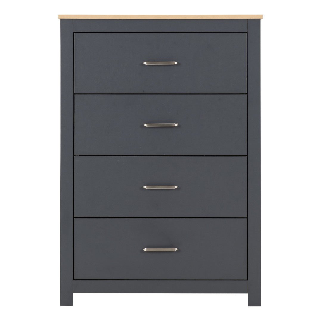 Portland 4 Drawer Chest - Seconique