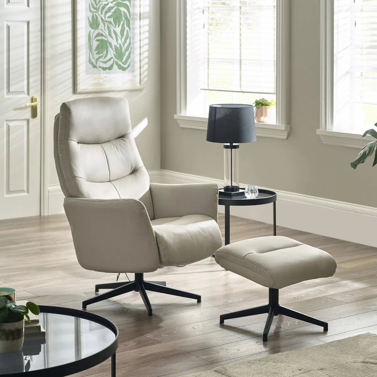 Priya Reclining Chair with Foot Stool - Julian Bowen