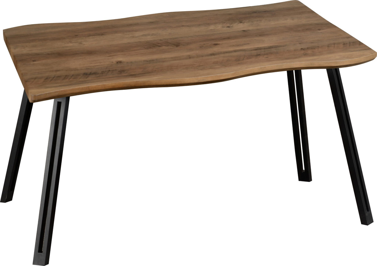 Quebec Wave Edge Dining Table - Seconique
