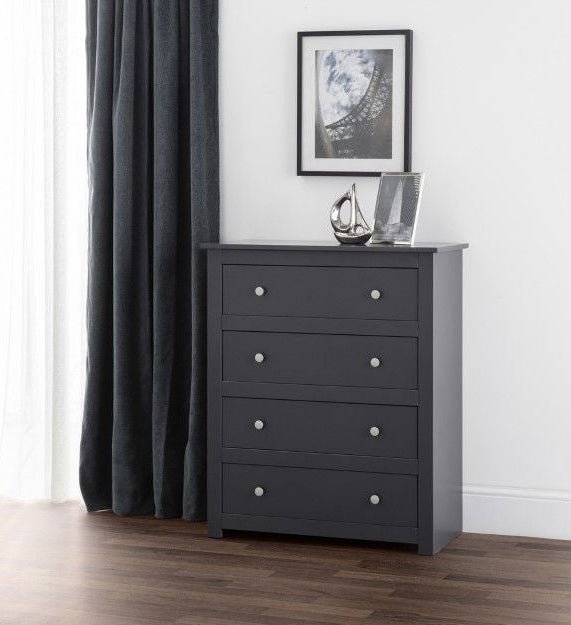 Radley 4 Drawer Chest - Julian Bowen