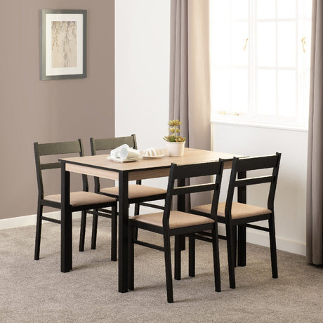 Radley Dining Table Set with 4 Chairs - Seconique