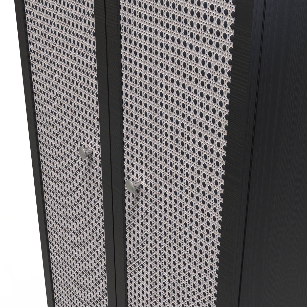 Rattan 2 Door Wardrobe - Welcome Furniture