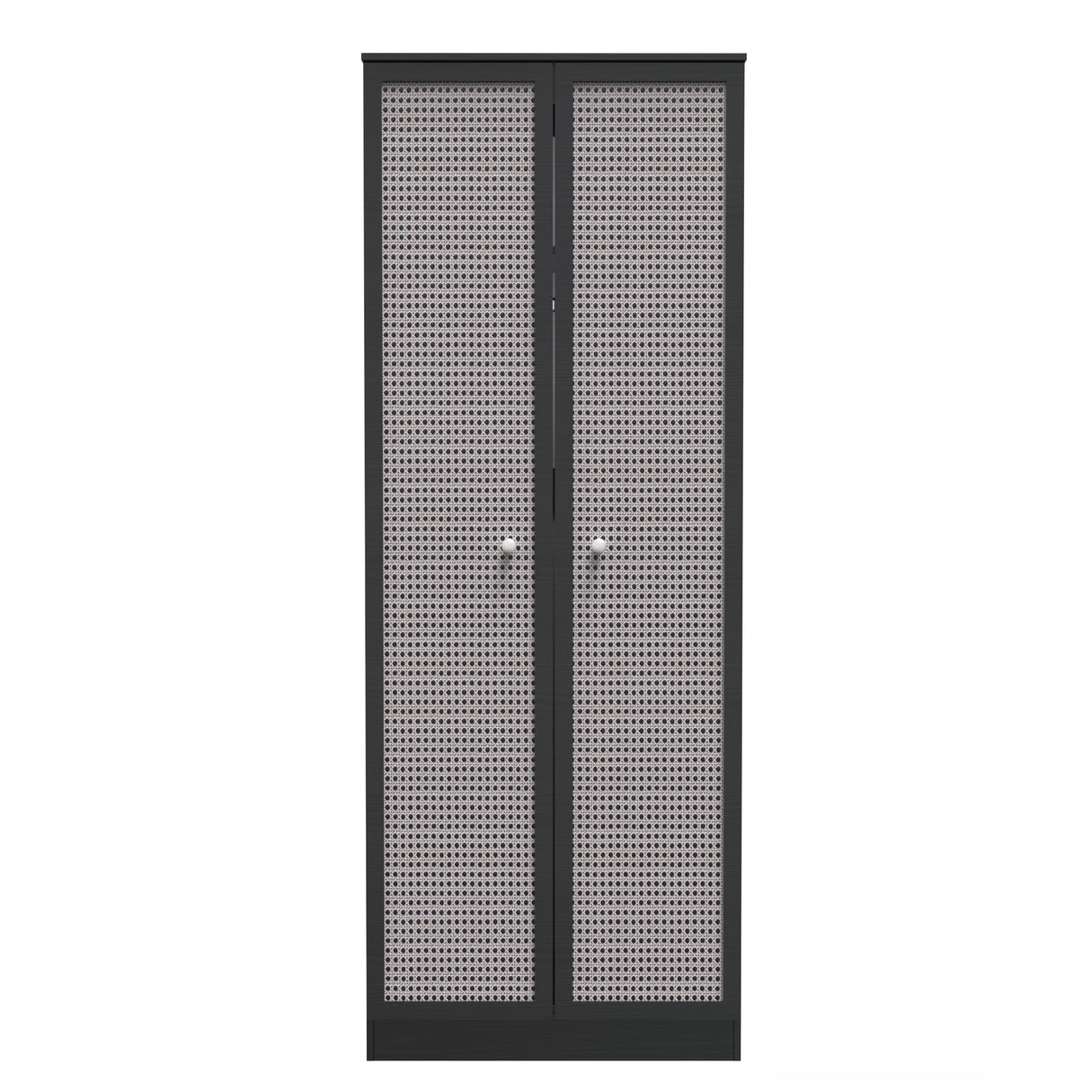 Rattan 2 Door Wardrobe - Welcome Furniture