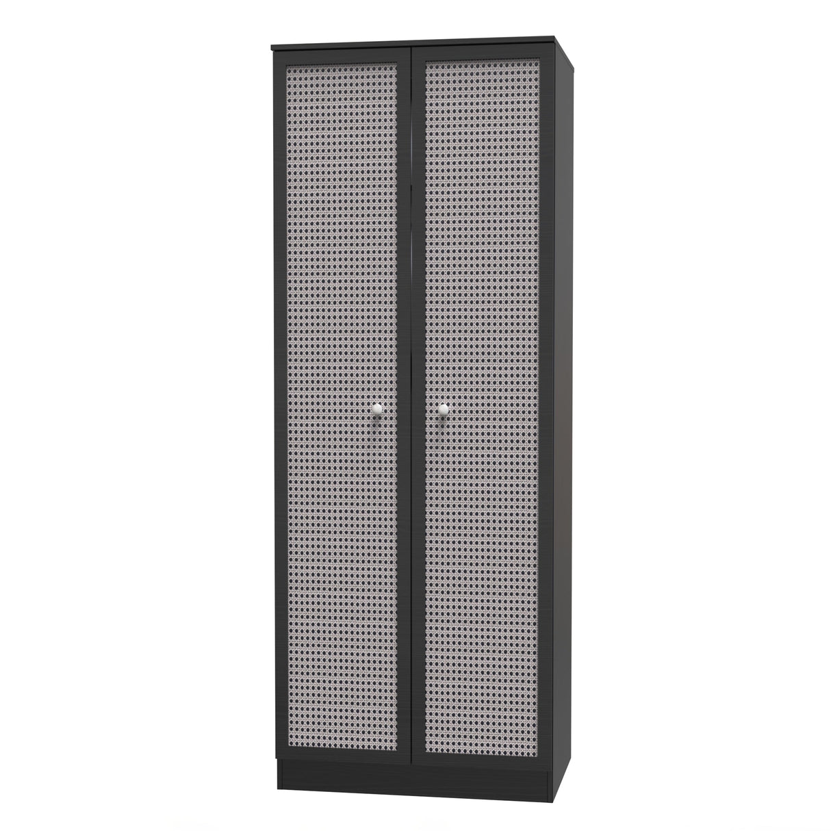 Rattan 2 Door Wardrobe - Welcome Furniture