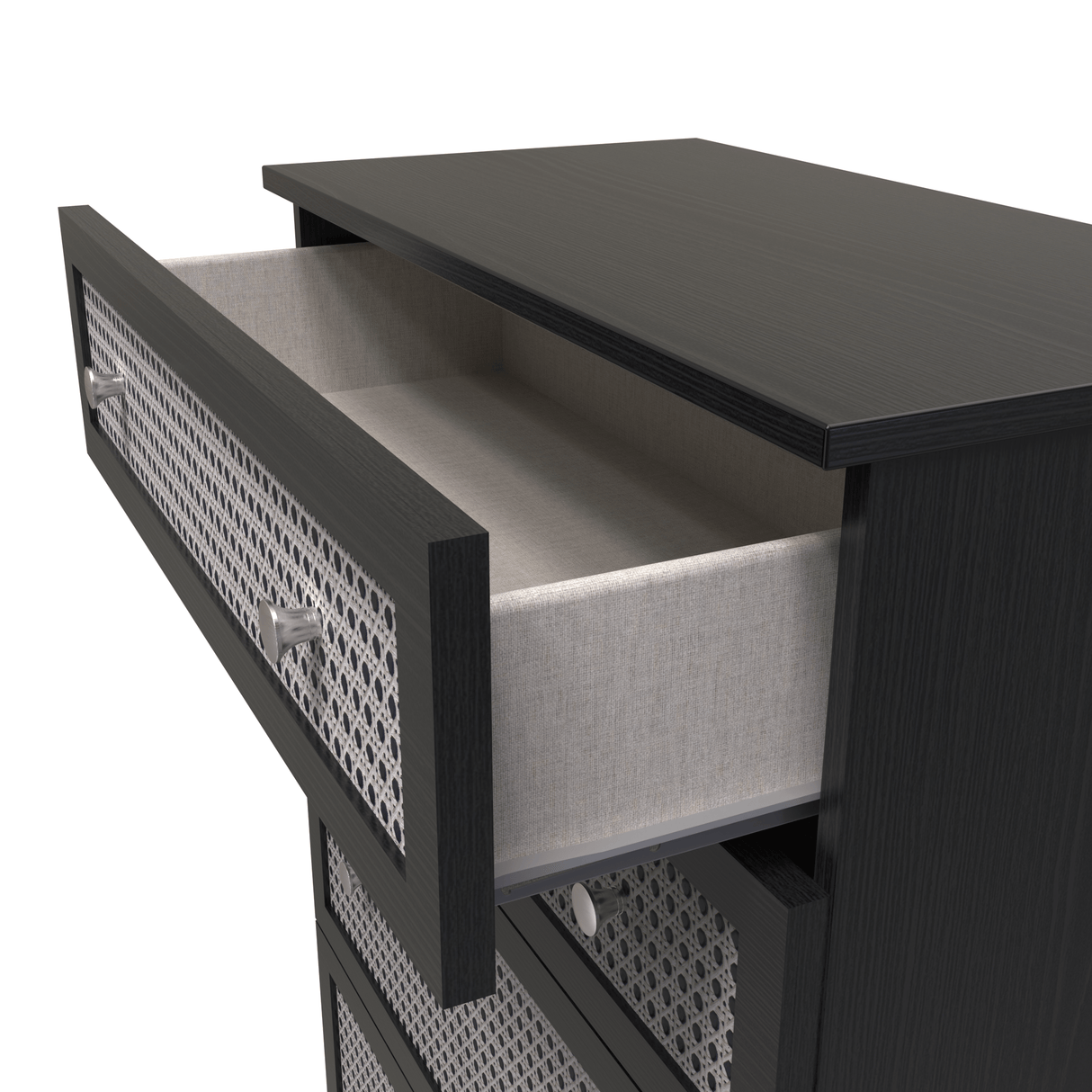 Rattan 4 Drawer Deep Chest - Welcome Furniture