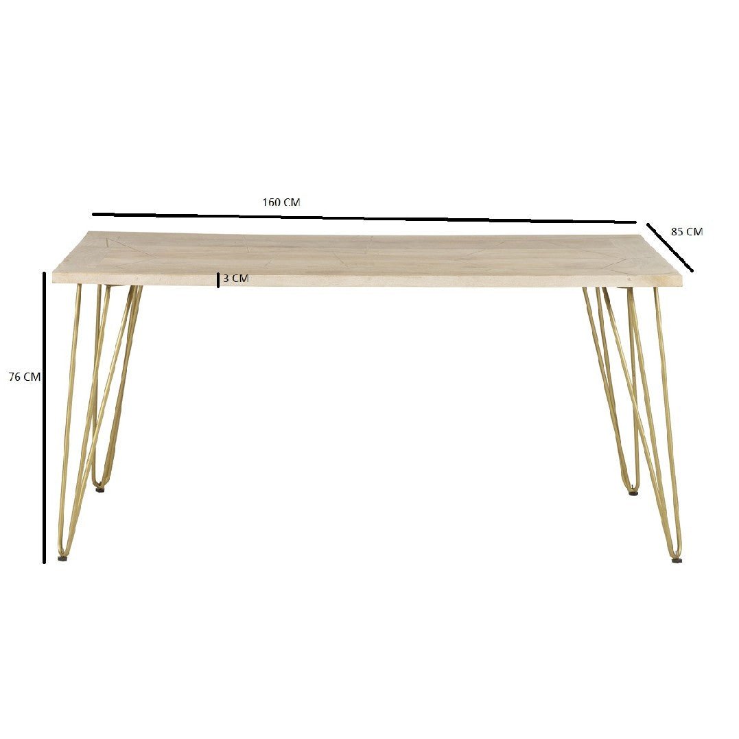 Reclaimed Wood Dining Table - Indian Hub