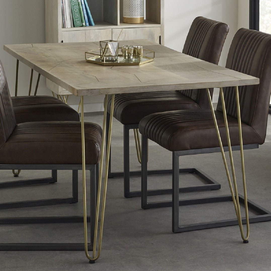 Reclaimed Wood Dining Table - Indian Hub